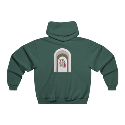 Stylish Unisex Hoodie with Artistic Arch Design, Cozy Sweatshirt for Casual Wear, Perfect Gift for Birthdays, Holidays, Everyday
