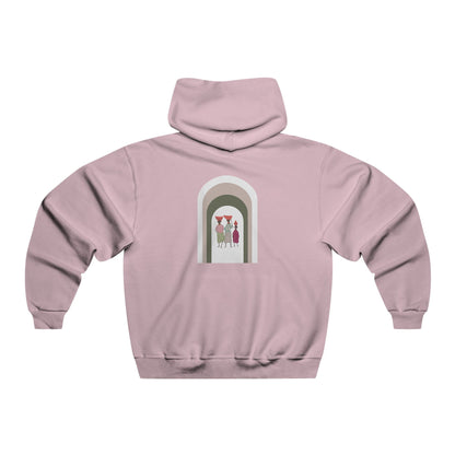 Stylish Unisex Hoodie with Artistic Arch Design, Cozy Sweatshirt for Casual Wear, Perfect Gift for Birthdays, Holidays, Everyday