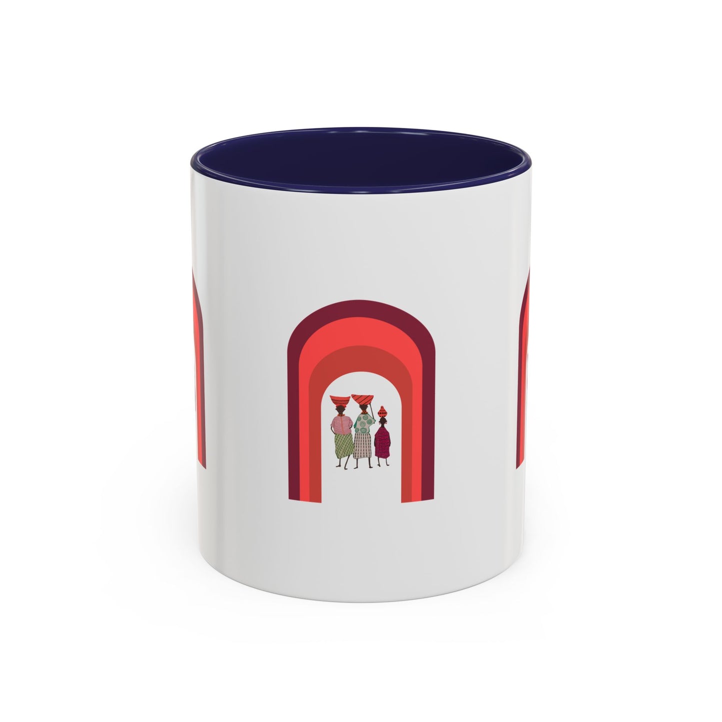 Colorful Tribal Accent Coffee Mug - Unique Art Design for Nightly Relaxation