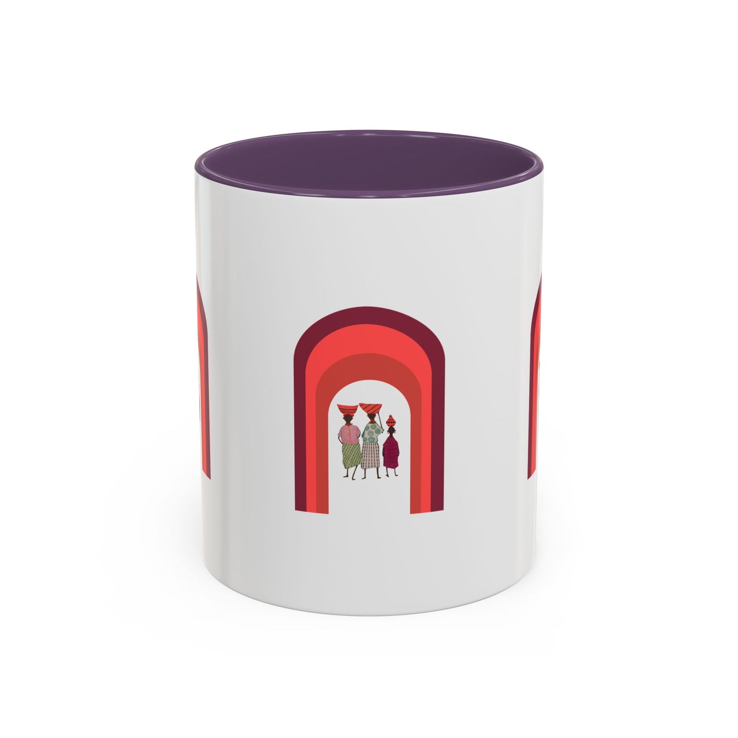 Colorful Tribal Accent Coffee Mug - Unique Art Design for Nightly Relaxation