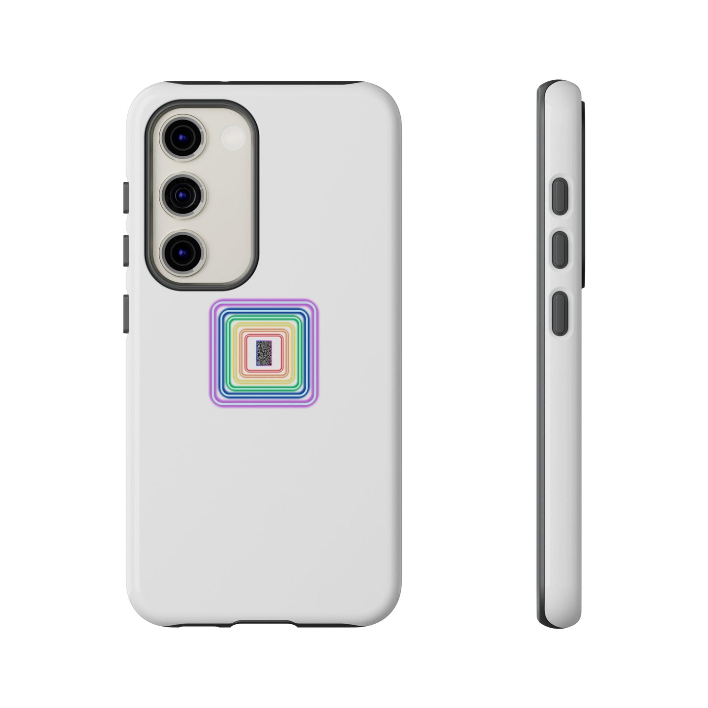 Colorful Geometric Phone Case for Tough Cases, Fun Phone Accessory, Unique Gift, Trendy Tech, Phone Protection