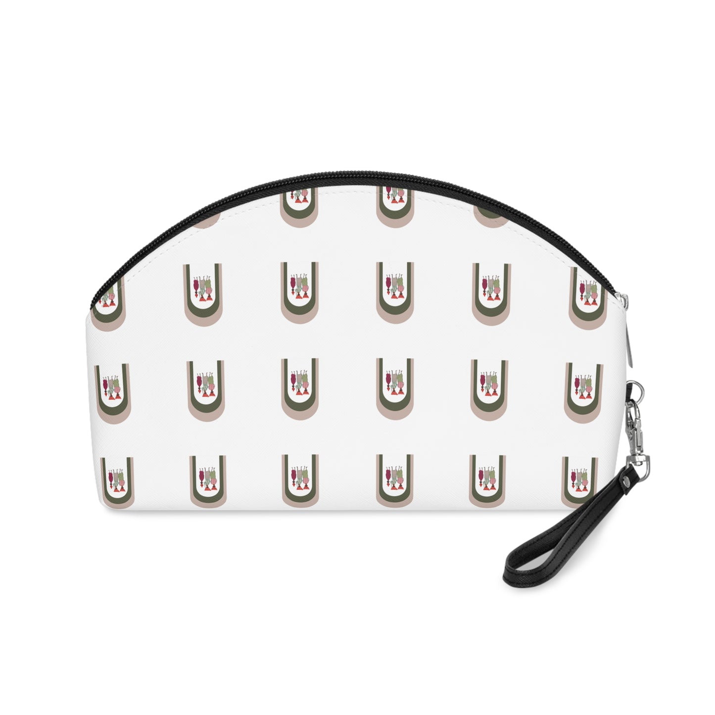 Dinkgwana - Stylish Makeup Bag for Everyday Use, Cosmetic Organizer, Gift for Her, Travel Toiletry Pouch, Beauty Essentials Case