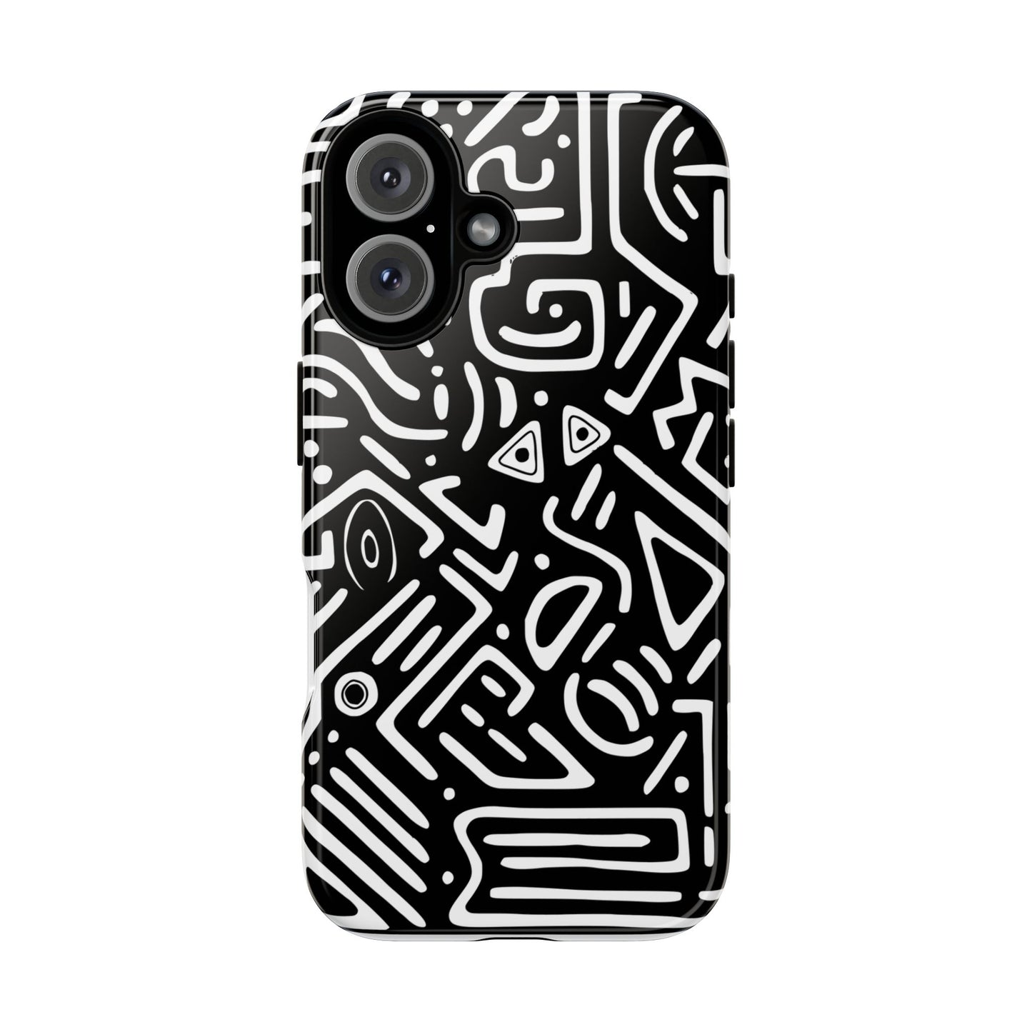 Stylish Phone Case, Abstract Design, Tough Cell Phone Cover, Modern Smartphone Protector, Gift for Tech Lovers, Unique Accessories