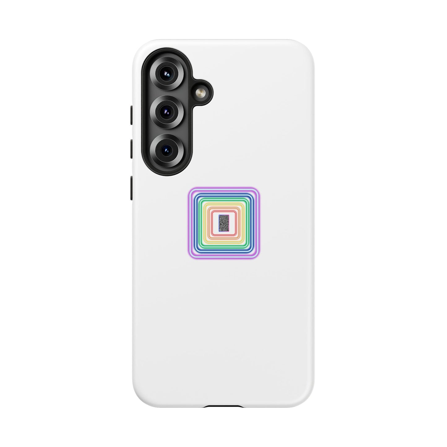 Colorful Geometric Phone Case for Tough Cases, Fun Phone Accessory, Unique Gift, Trendy Tech, Phone Protection