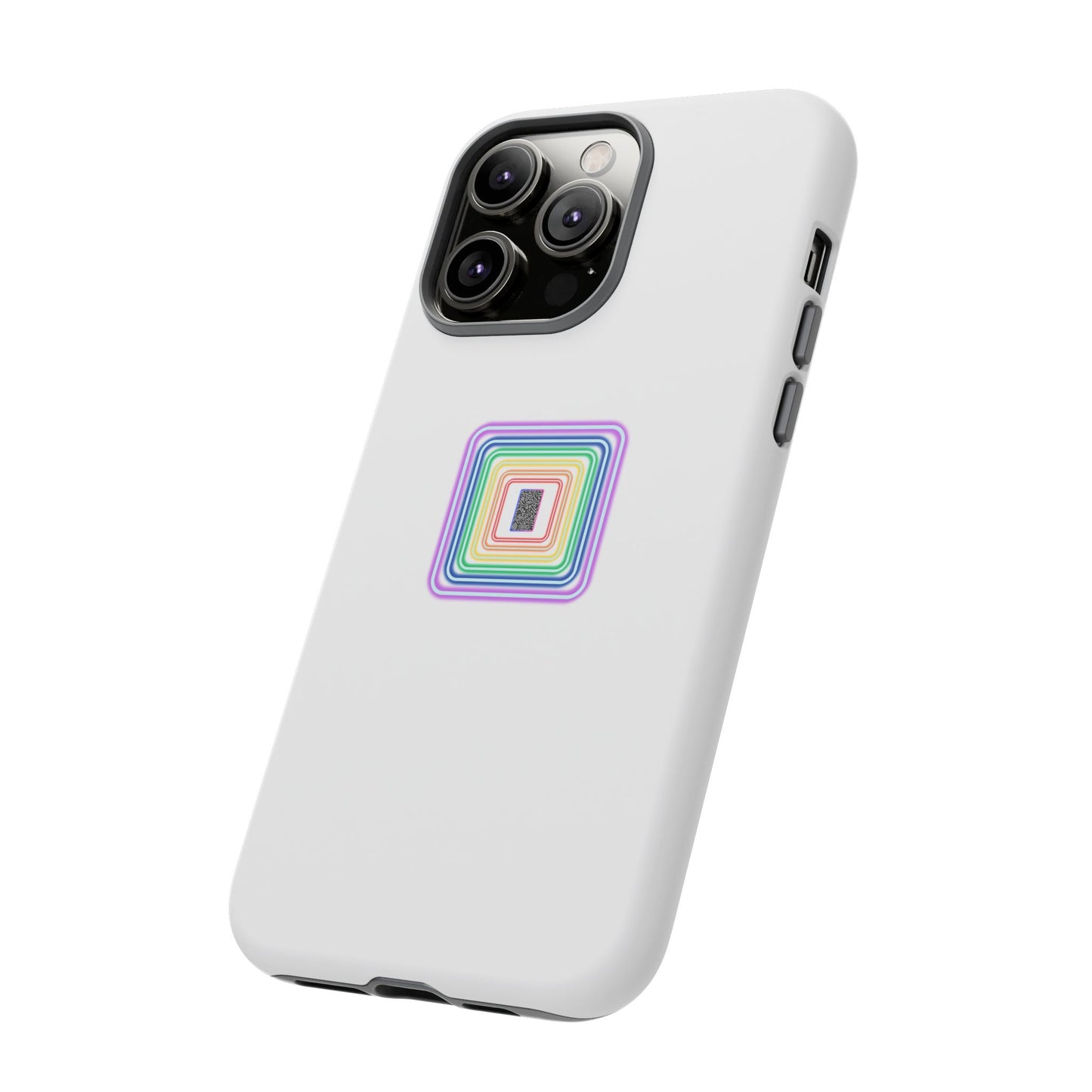 Colorful Geometric Phone Case for Tough Cases, Fun Phone Accessory, Unique Gift, Trendy Tech, Phone Protection