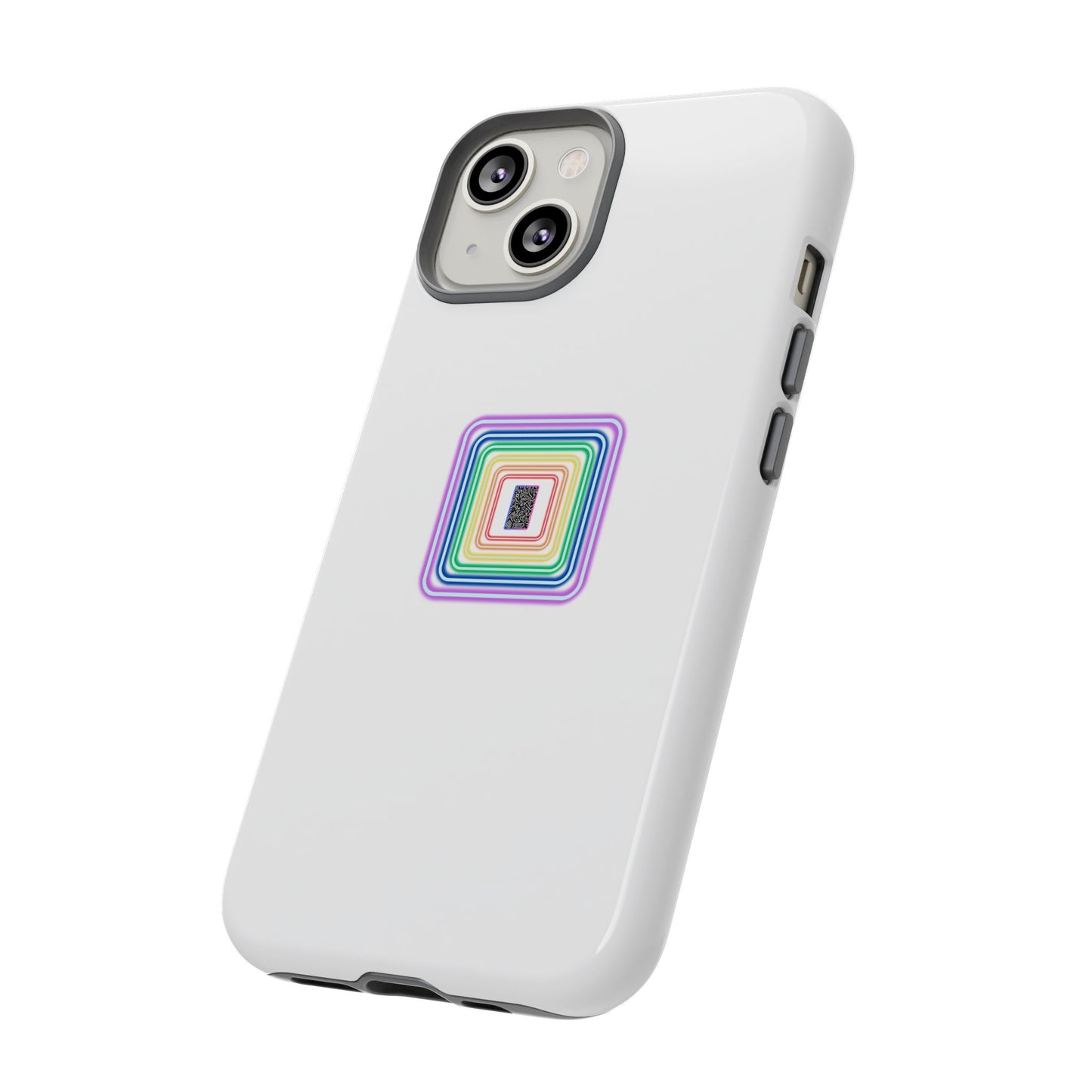 Colorful Geometric Phone Case for Tough Cases, Fun Phone Accessory, Unique Gift, Trendy Tech, Phone Protection