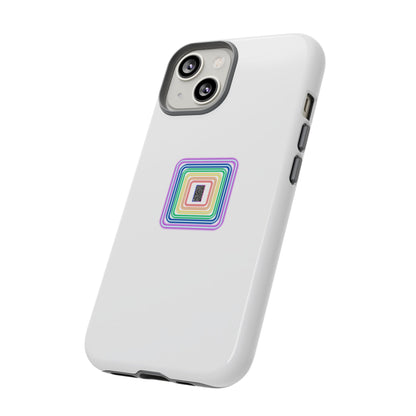 Colorful Geometric Phone Case for Tough Cases, Fun Phone Accessory, Unique Gift, Trendy Tech, Phone Protection