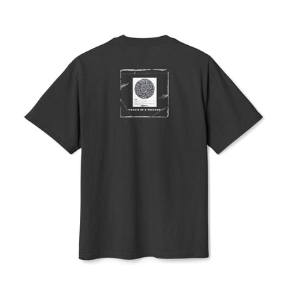 Fabric Of A Thought - Unisex Heavy Faded Tee | Relaxed Casual Style | Perfect for Everyday Wear, Gifting, Festivals, Summer Outings, Lounge Wear