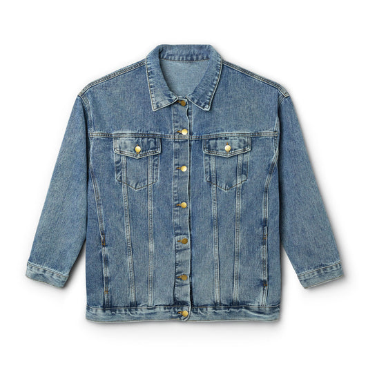 Pulse - Stylish Women's Denim Jacket, Trendy Outerwear, Casual Chic Clothing, Perfect Layering Piece, Everyday Fashion, Gift for Her
