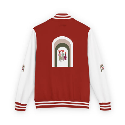 Dinkgwana - Stylish Unisex Letterman Jacket, Vintage Style Outerwear, Casual Everyday Jacket, Gift for Friends, Sports and Weekend Style
