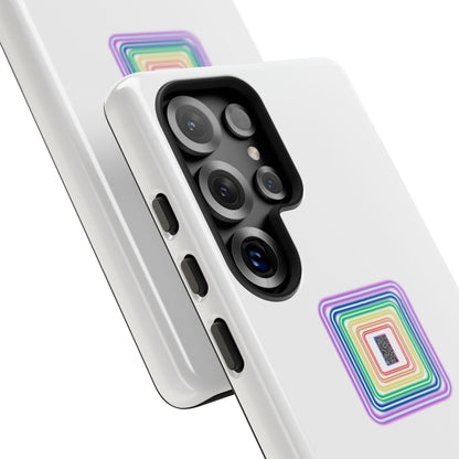Colorful Geometric Phone Case for Tough Cases, Fun Phone Accessory, Unique Gift, Trendy Tech, Phone Protection