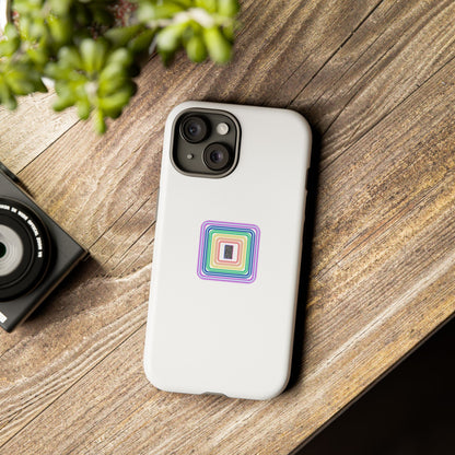 Colorful Geometric Phone Case for Tough Cases, Fun Phone Accessory, Unique Gift, Trendy Tech, Phone Protection