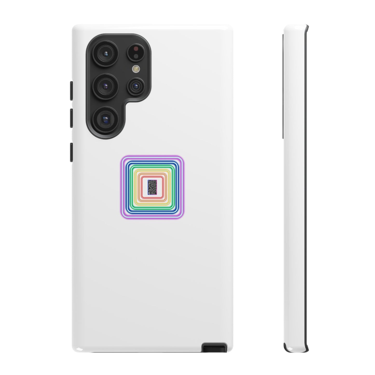 Colorful Geometric Phone Case for Tough Cases, Fun Phone Accessory, Unique Gift, Trendy Tech, Phone Protection