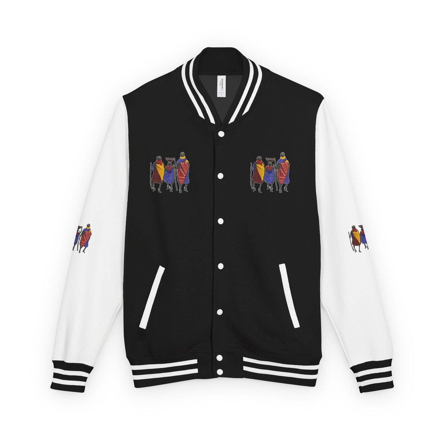 Ngwetsi - Unisex Letterman Jacket with Colorful Parrots Design, Trendy Outerwear, Casual Style, Gift for Animal Lovers, Comfortable and [...]