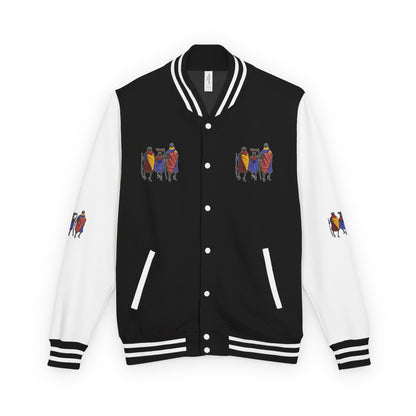 Ngwetsi - Unisex Letterman Jacket with Colorful Parrots Design, Trendy Outerwear, Casual Style, Gift for Animal Lovers, Comfortable and [...]