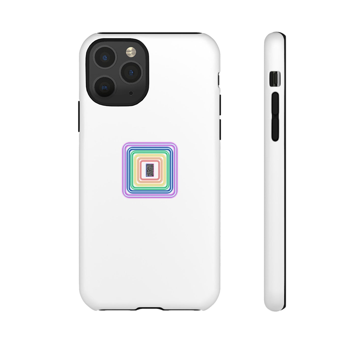 Colorful Geometric Phone Case for Tough Cases, Fun Phone Accessory, Unique Gift, Trendy Tech, Phone Protection