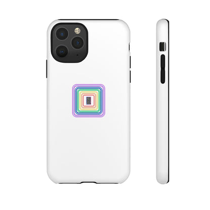 Colorful Geometric Phone Case for Tough Cases, Fun Phone Accessory, Unique Gift, Trendy Tech, Phone Protection