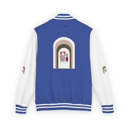 Dinkgwana - Stylish Unisex Letterman Jacket, Vintage Style Outerwear, Casual Everyday Jacket, Gift for Friends, Sports and Weekend Style