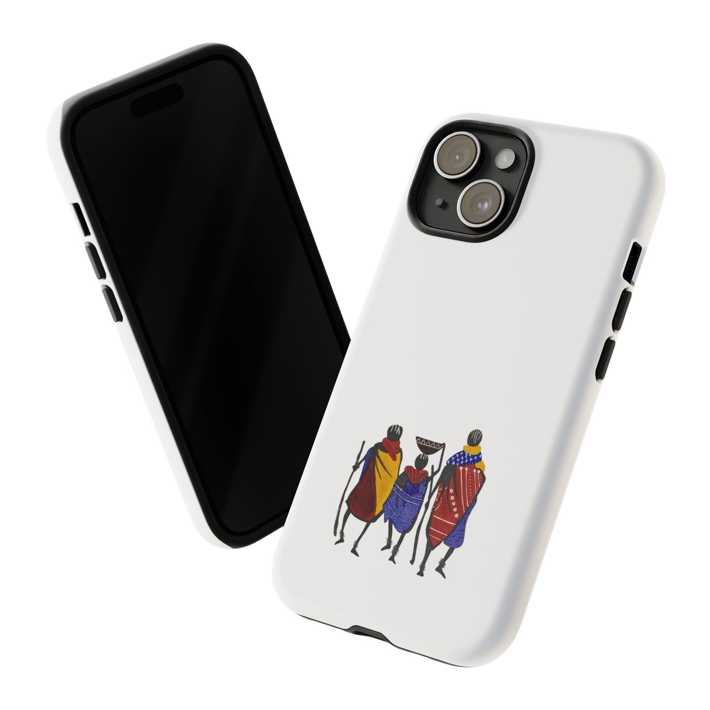 Stylish Phone Case Featuring Cultural Art, Tough Cases for Protection and Style, Gift for Holidays, Trendy Accessory, Unique Phone Cover