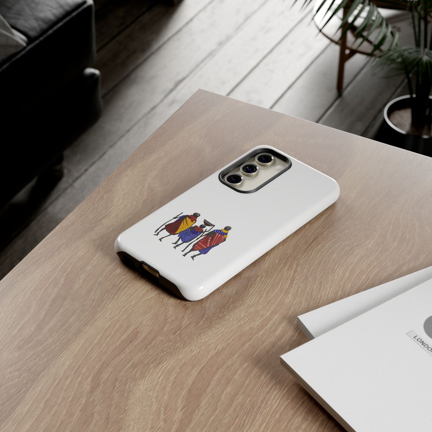 Stylish Phone Case Featuring Cultural Art, Tough Cases for Protection and Style, Gift for Holidays, Trendy Accessory, Unique Phone Cover