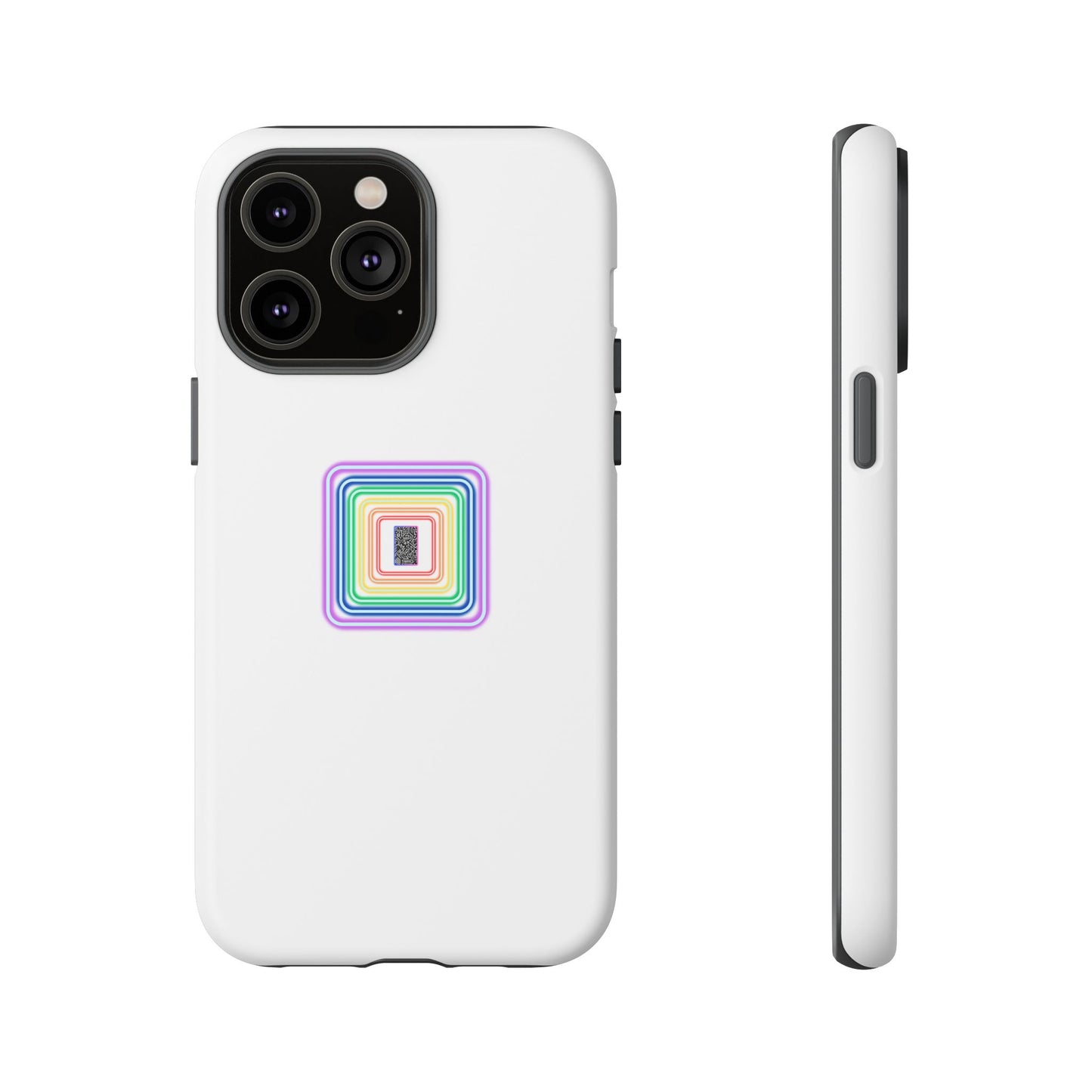 Colorful Geometric Phone Case for Tough Cases, Fun Phone Accessory, Unique Gift, Trendy Tech, Phone Protection