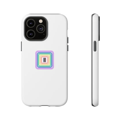 Colorful Geometric Phone Case for Tough Cases, Fun Phone Accessory, Unique Gift, Trendy Tech, Phone Protection