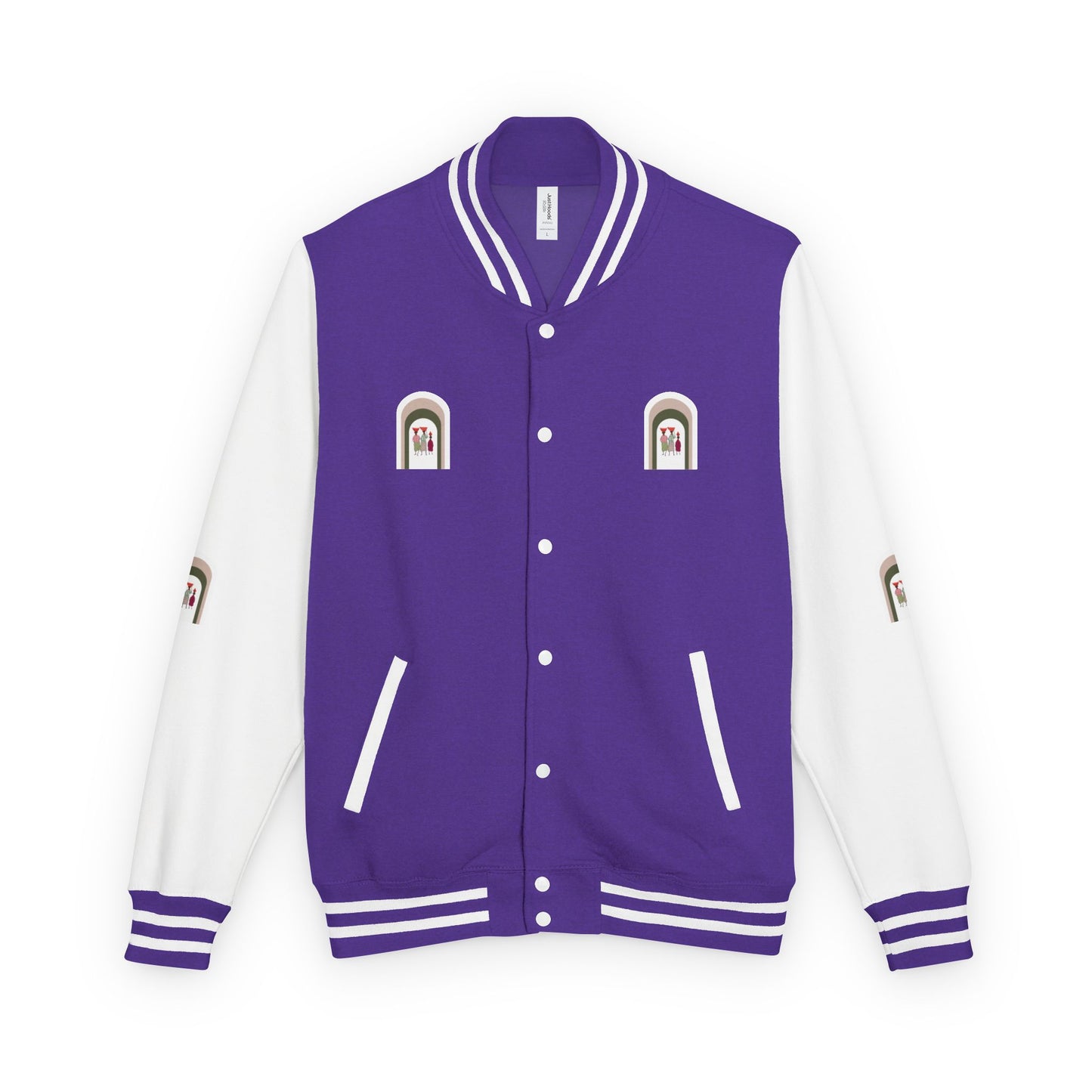 Dinkgwana - Stylish Unisex Letterman Jacket, Vintage Style Outerwear, Casual Everyday Jacket, Gift for Friends, Sports and Weekend Style