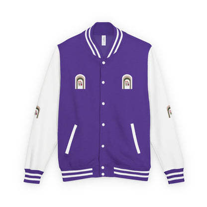 Dinkgwana - Stylish Unisex Letterman Jacket, Vintage Style Outerwear, Casual Everyday Jacket, Gift for Friends, Sports and Weekend Style