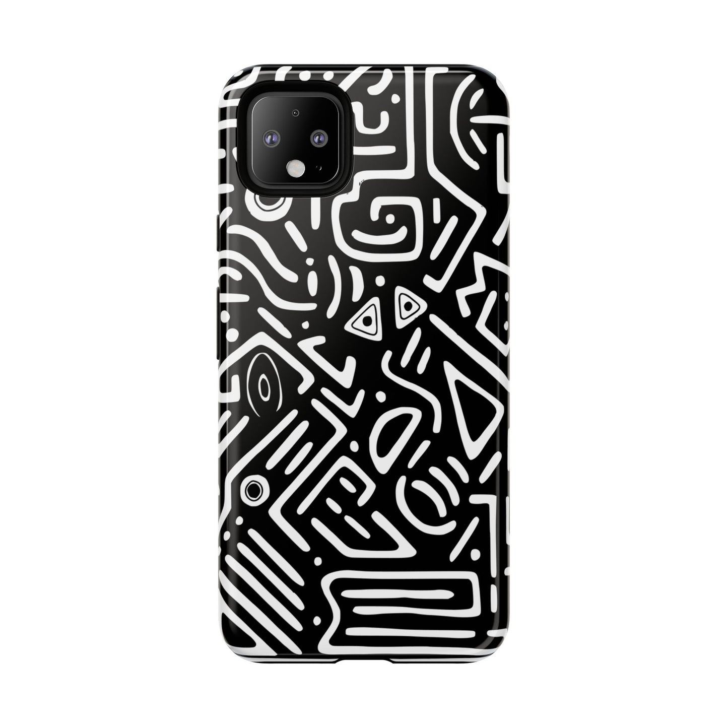 Stylish Phone Case, Abstract Design, Tough Cell Phone Cover, Modern Smartphone Protector, Gift for Tech Lovers, Unique Accessories