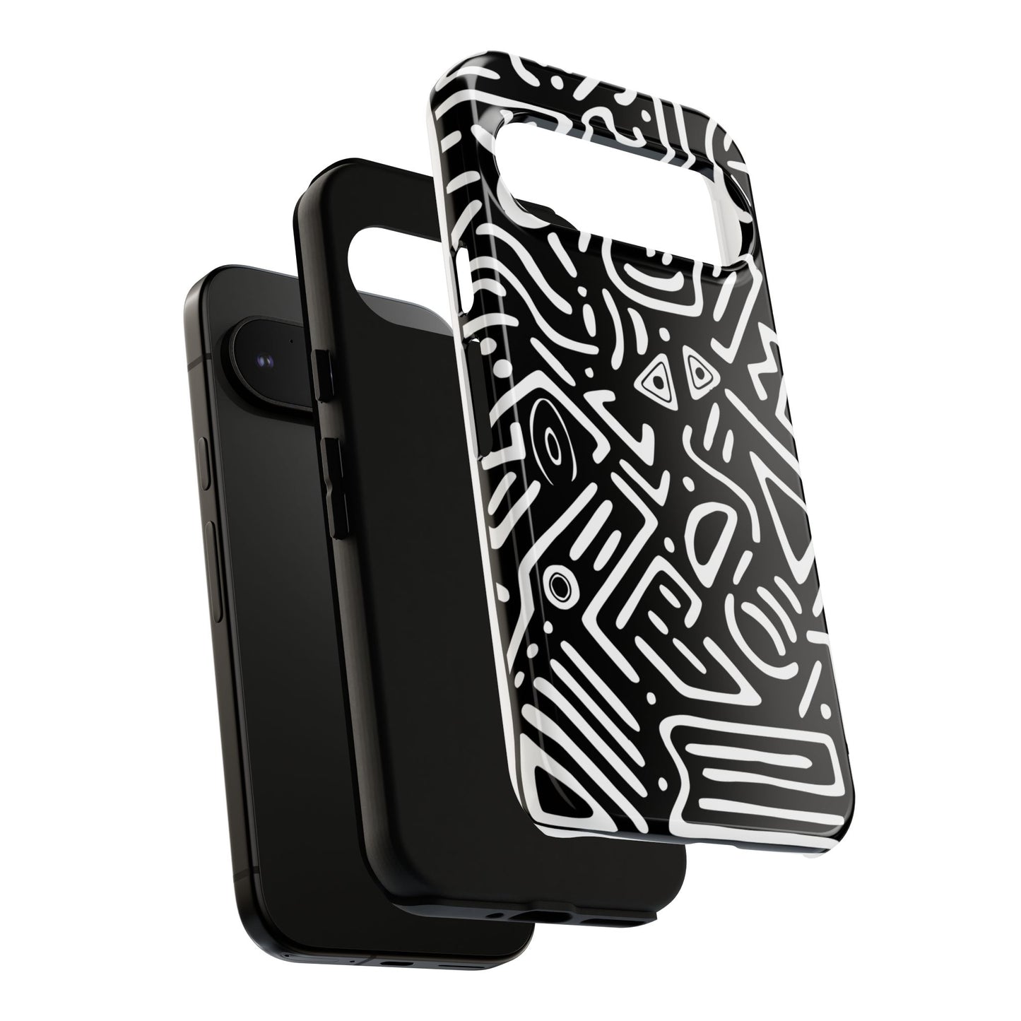 Stylish Phone Case, Abstract Design, Tough Cell Phone Cover, Modern Smartphone Protector, Gift for Tech Lovers, Unique Accessories