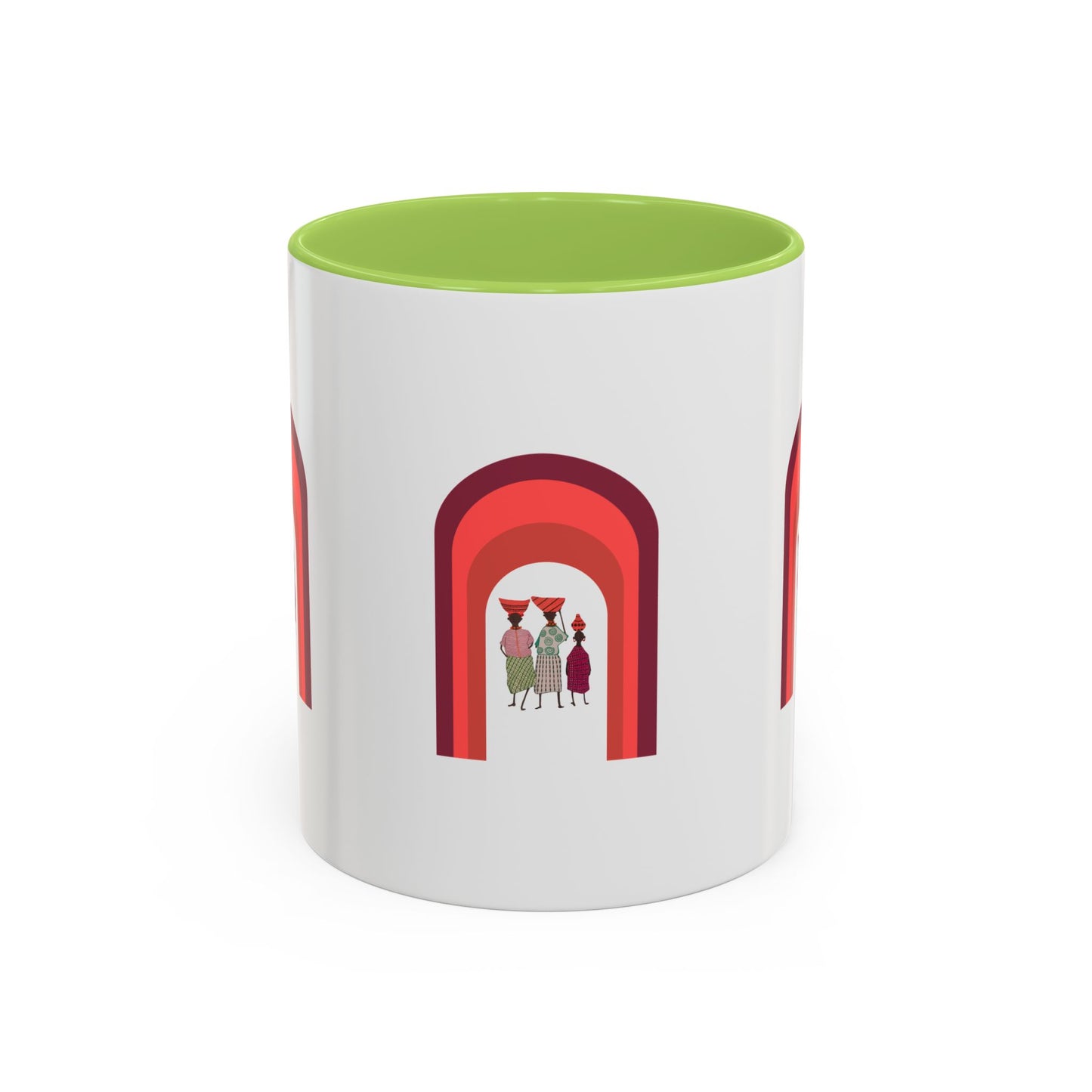 Colorful Tribal Accent Coffee Mug - Unique Art Design for Nightly Relaxation