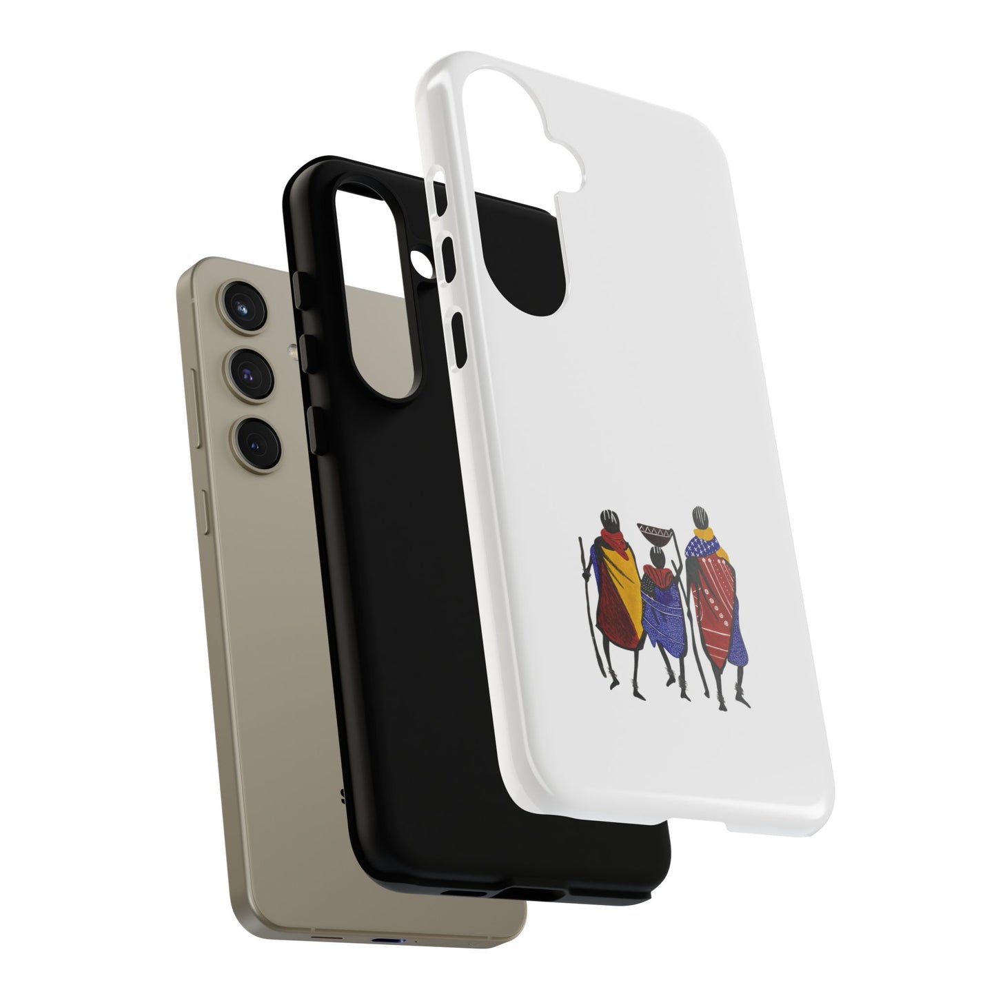 Stylish Phone Case Featuring Cultural Art, Tough Cases for Protection and Style, Gift for Holidays, Trendy Accessory, Unique Phone Cover