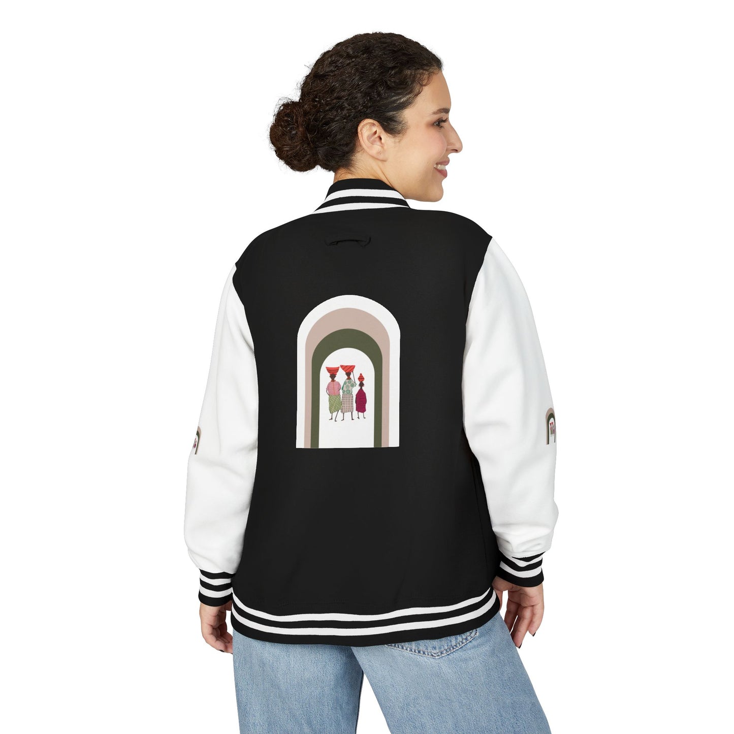 Dinkgwana - Stylish Unisex Letterman Jacket, Vintage Style Outerwear, Casual Everyday Jacket, Gift for Friends, Sports and Weekend Style