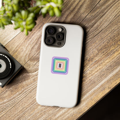 Colorful Geometric Phone Case for Tough Cases, Fun Phone Accessory, Unique Gift, Trendy Tech, Phone Protection