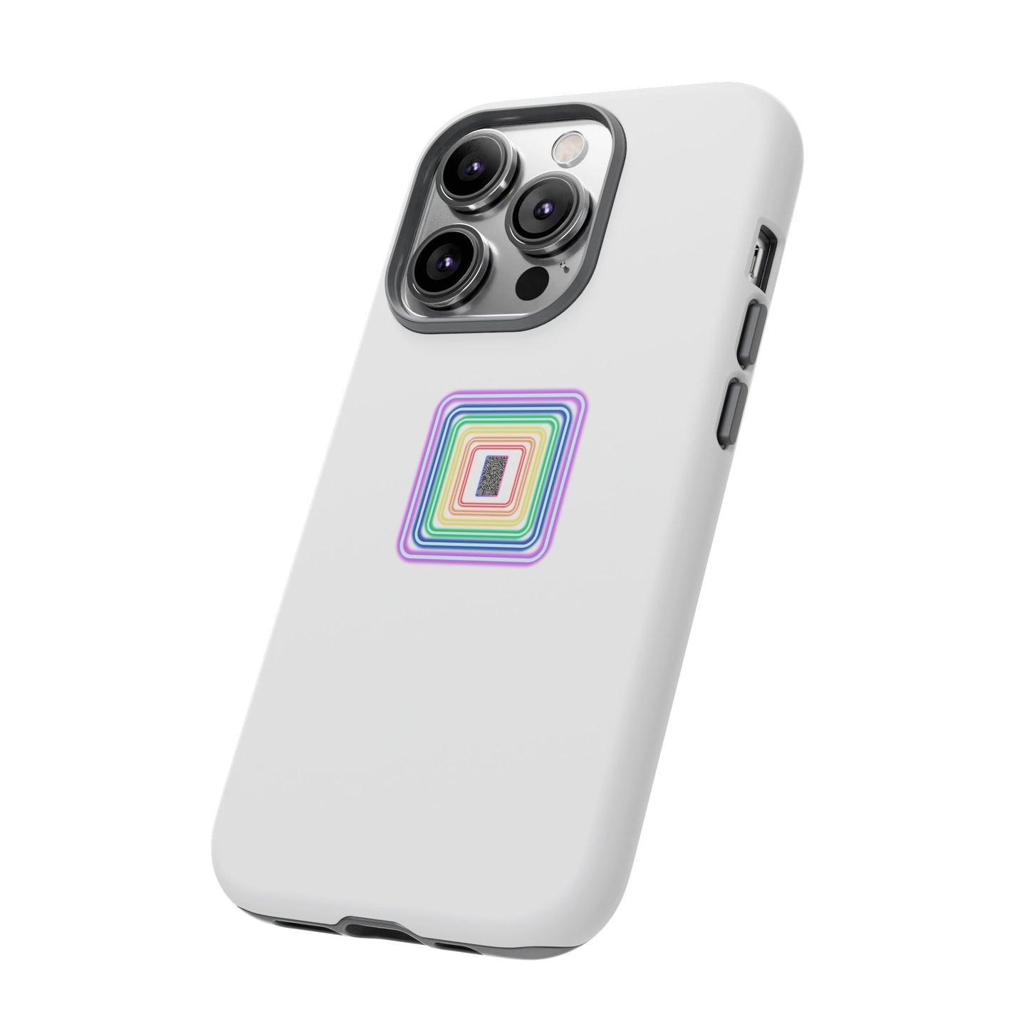 Colorful Geometric Phone Case for Tough Cases, Fun Phone Accessory, Unique Gift, Trendy Tech, Phone Protection