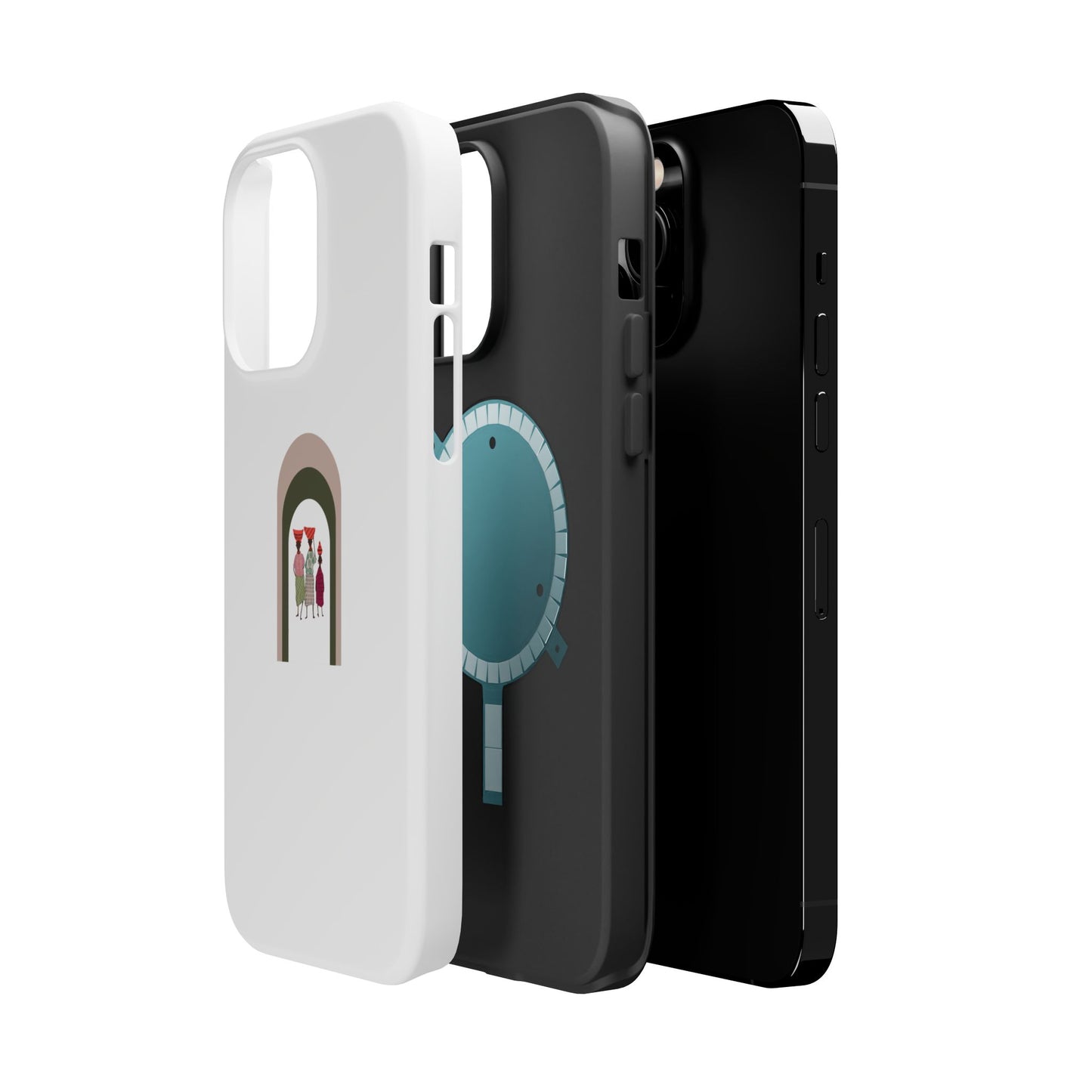 Artistic Magnetic Phone Cases, Unique Gift for Smartphone Lovers, Stylish Protection, Phone Accessories for Birthdays, Special Occasions.