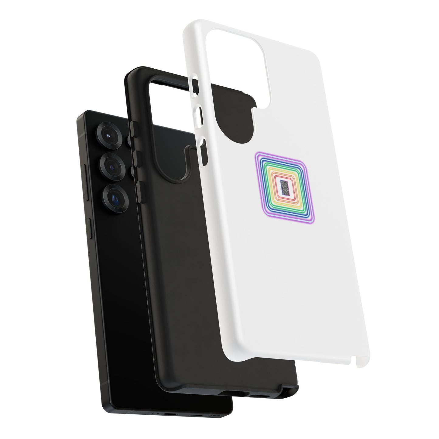 Colorful Geometric Phone Case for Tough Cases, Fun Phone Accessory, Unique Gift, Trendy Tech, Phone Protection