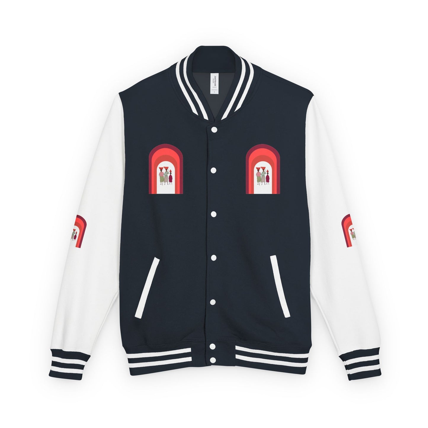 Dinkgwana - Unisex Letterman Jacket with Retro Design, Trendy Outerwear, Perfect for College, Parties, Gift Idea, Sports Events, Casual Wear