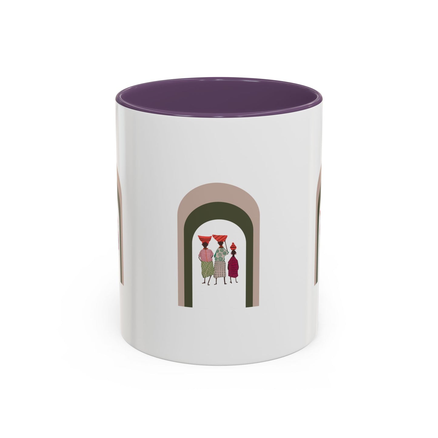 Dinkgwana Accent Coffee Mug - Modern Art Design for Home or Office