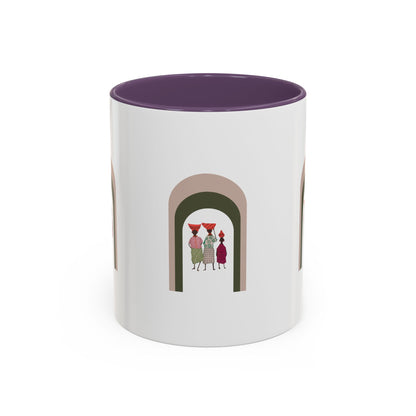 Dinkgwana Accent Coffee Mug - Modern Art Design for Home or Office