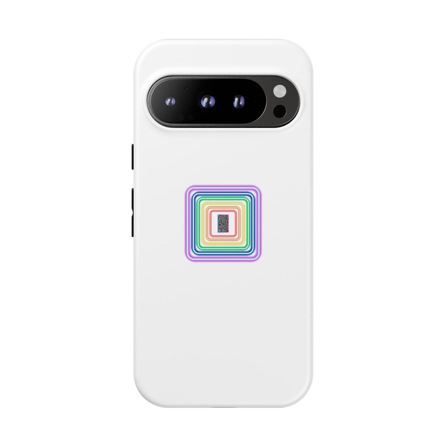 Colorful Geometric Phone Case for Tough Cases, Fun Phone Accessory, Unique Gift, Trendy Tech, Phone Protection