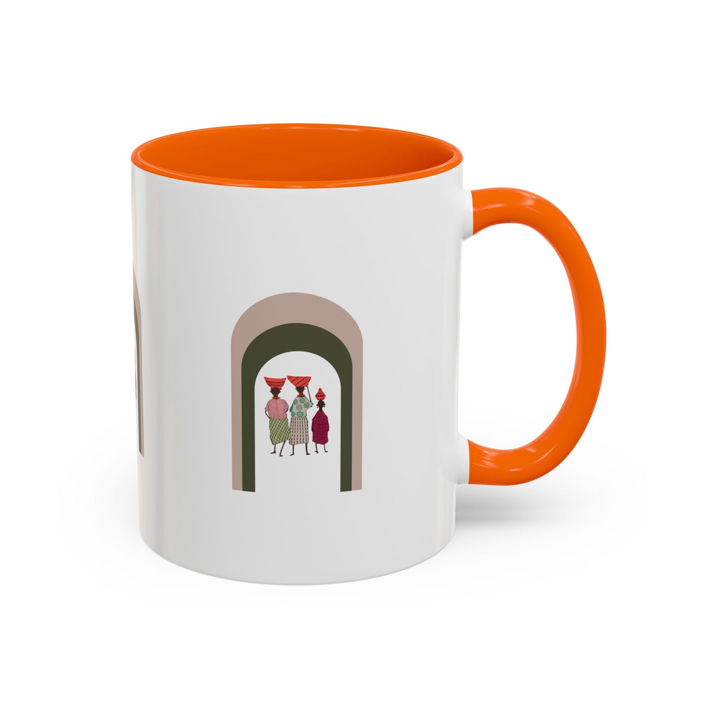 Dinkgwana Accent Coffee Mug - Modern Art Design for Home or Office