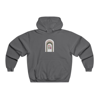 Stylish Unisex Hoodie with Artistic Arch Design, Cozy Sweatshirt for Casual Wear, Perfect Gift for Birthdays, Holidays, Everyday
