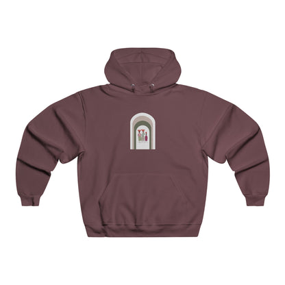 Stylish Unisex Hoodie with Artistic Arch Design, Cozy Sweatshirt for Casual Wear, Perfect Gift for Birthdays, Holidays, Everyday