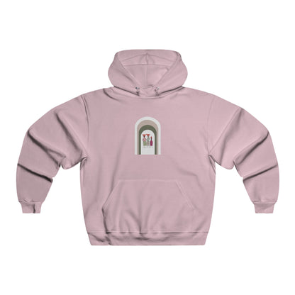 Stylish Unisex Hoodie with Artistic Arch Design, Cozy Sweatshirt for Casual Wear, Perfect Gift for Birthdays, Holidays, Everyday