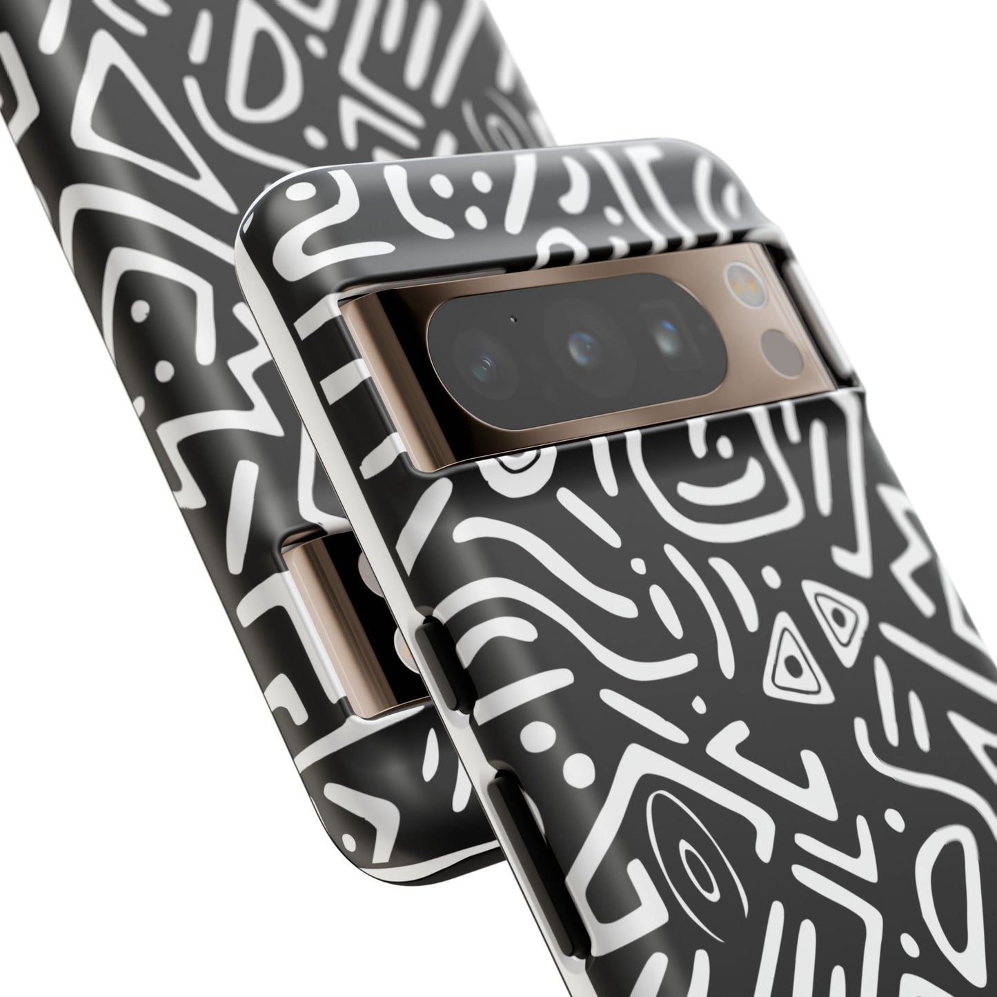 Stylish Phone Case, Abstract Design, Tough Cell Phone Cover, Modern Smartphone Protector, Gift for Tech Lovers, Unique Accessories