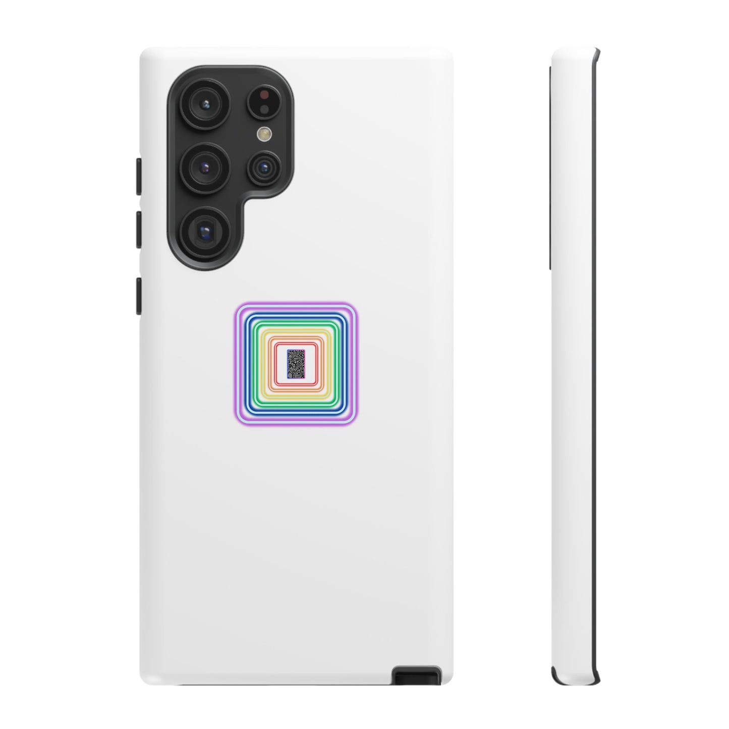 Colorful Geometric Phone Case for Tough Cases, Fun Phone Accessory, Unique Gift, Trendy Tech, Phone Protection
