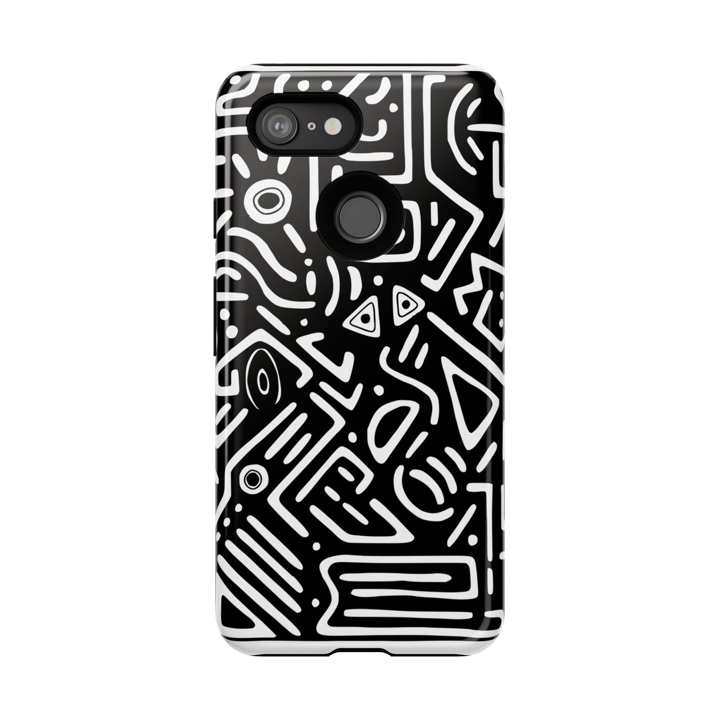 Stylish Phone Case, Abstract Design, Tough Cell Phone Cover, Modern Smartphone Protector, Gift for Tech Lovers, Unique Accessories