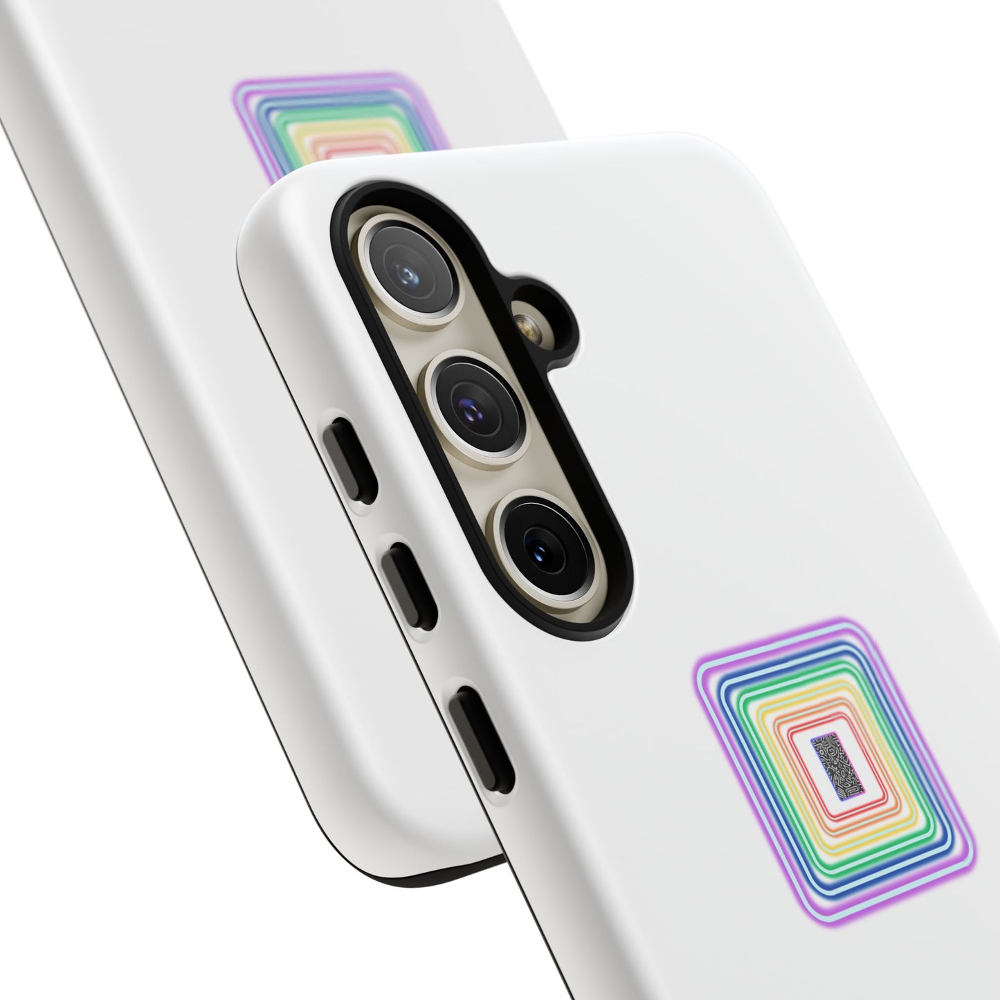 Colorful Geometric Phone Case for Tough Cases, Fun Phone Accessory, Unique Gift, Trendy Tech, Phone Protection
