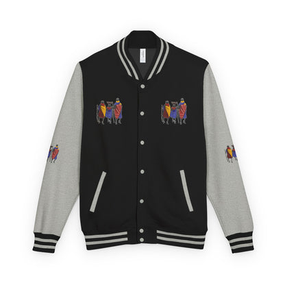 Ngwetsi - Unisex Letterman Jacket with Colorful Parrots Design, Trendy Outerwear, Casual Style, Gift for Animal Lovers, Comfortable and [...]